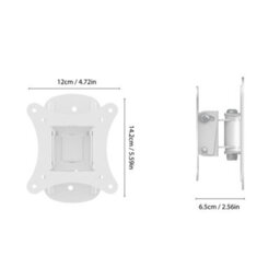 "Avf Tilt & Turn Tv & Monitor Wall Mount, For Tvs Up To 32"" - White" - thumbnail 4