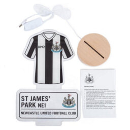 Newcastle United Fc Led Table Lamp Black/white/natural (One Size) - thumbnail 4