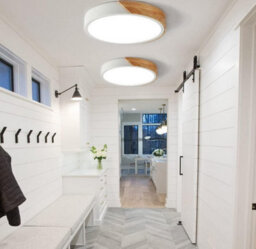 Led Ceiling Light Round Wood 24W Indoor Lighting  6000K Modern 30Cm - thumbnail 5
