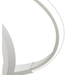 Luminosa Lighting Luminosa Infinity Blanco Table Lamp 12W Led 4000K, 1000Lm, White/white Acrylic, 3Yrs Warranty - thumbnail 5