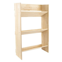 Wooden Opening Shoe Cabinet Storage Stand Rack Wall Mounted Footwear Unit - thumbnail 6