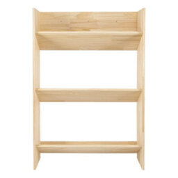 Wooden Opening Shoe Cabinet Storage Stand Rack Wall Mounted Footwear Unit - thumbnail 4