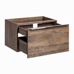 Heze Furniture Santa Fe Bathroom Cabinet Vanity 80 Cm With Basin - Dark Oak - thumbnail 3
