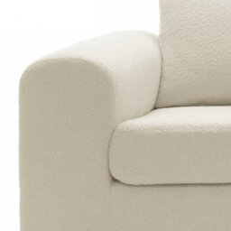 Abakus Direct Boston 2 Seater Sofa In Cream Basket Weave - thumbnail 7