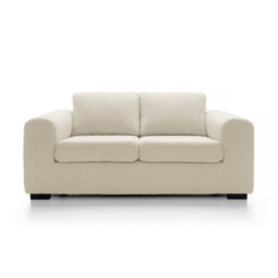 Abakus Direct Boston 2 Seater Sofa In Cream Basket Weave - thumbnail 2