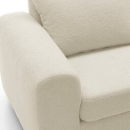 Abakus Direct Boston 2 Seater Sofa In Cream Basket Weave - thumbnail 8