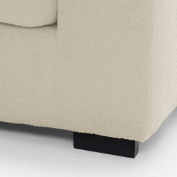 Abakus Direct Boston 2 Seater Sofa In Cream Basket Weave - thumbnail 9