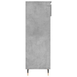 Berkfield Shoe Cabinet Concrete Grey 40X36X105 Cm Engineered Wood - thumbnail 7