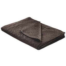 Beliani Bedspread With Cushions Rayen 140 X 210 Cm Brown - thumbnail 9