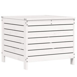 Walplus Garden Outdoor Footstool White 62X63.5X53.5 Cm Solid Wood Pine - thumbnail 2