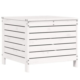 Walplus Garden Outdoor Footstool White 62X63.5X53.5 Cm Solid Wood Pine - thumbnail 6