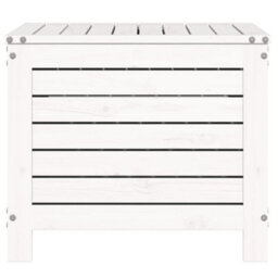 Walplus Garden Outdoor Footstool White 62X63.5X53.5 Cm Solid Wood Pine - thumbnail 5