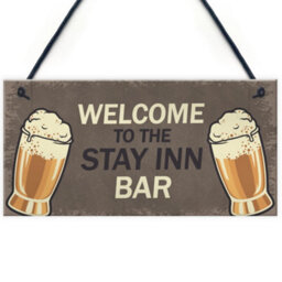 Red Ocean Funny Bar Signs Novelty Man Cave Plaques Quarantine Gifts Funny Gift Ideas - thumbnail 1