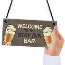 Red Ocean Funny Bar Signs Novelty Man Cave Plaques Quarantine Gifts Funny Gift Ideas - thumbnail 6