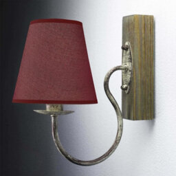Burgundy Fabric Lampshade 16Cm With A60 Led Bulb Elegant Design For Ceiling Pendants, Table & Floor Lamps - thumbnail 5
