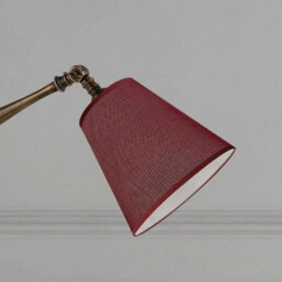 Burgundy Fabric Lampshade 16Cm With A60 Led Bulb Elegant Design For Ceiling Pendants, Table & Floor Lamps - thumbnail 8