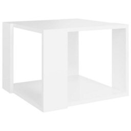 Walplus Coffee Table White 40X40X30 Cm Engineered Wood - thumbnail 2