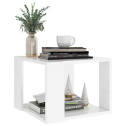 Walplus Coffee Table White 40X40X30 Cm Engineered Wood - thumbnail 3