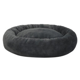 Skylos Dog Bed Donut Cushion Plush Calming Washable Large Pet Beds Grey - thumbnail 3