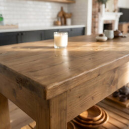 L80Xw44Cm Ironstead Kitchen Island / Breakfast Bar / Rustic Cart And Island - thumbnail 3