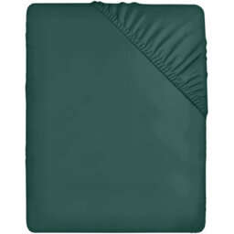 Oxford Homeware Emerald Plain Dyed Fitted Sheet 25Cm Extra Deep Pocket Soft Easy Care Bedding Sheet (W)137Cmx(L)191Cm (Double) - thumbnail 9