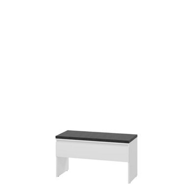 Arte White Simply 3 Hallway Bench W92Cm X H50Cm X D40Cm - Bright And Airy Design - image 1