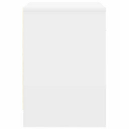 Berkfield Bedside Cabinets 2 Pcs With Drawer White 40X34X50 Cm - thumbnail 6