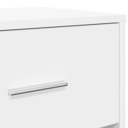 Berkfield Bedside Cabinets 2 Pcs With Drawer White 40X34X50 Cm - thumbnail 9