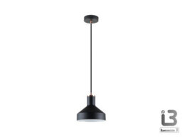 Luminosa Lighting Luminosa Irias Dome Pendant Ceiling Light Black, Copper 1Xe27 - Uk Stock - thumbnail 5