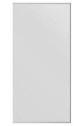 "Mirroroutlet Moderni - All Glass Modern Bevelled Wall Or Leaner Mirror 59"" X 24"" (150 X 60Cm)" - thumbnail 3