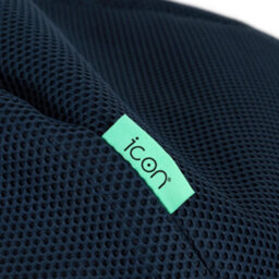 Icon Gaming Performance Mesh Xl Recliner Bean Bag, Navy Blue - thumbnail 5