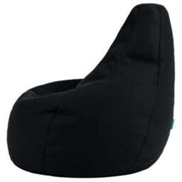 Icon Gaming Performance Mesh Recliner Bean Bag, Black - thumbnail 3