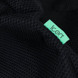 Icon Gaming Performance Mesh Recliner Bean Bag, Black - thumbnail 5