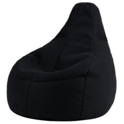 Icon Gaming Performance Mesh Recliner Bean Bag, Black - thumbnail 1