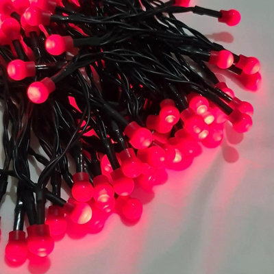 HSD 200 Led Red Berry Lights (13.9M) - Battery Fairy Lights For Christmas, Weddings, And Home Decor - image 1
