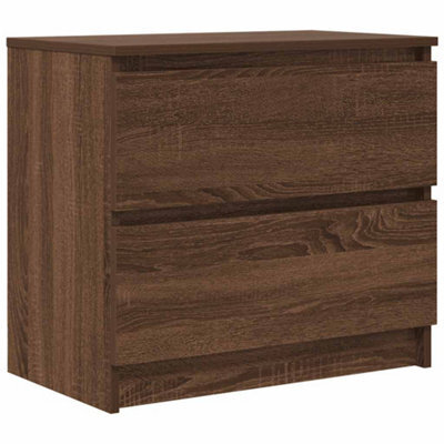 Berkfield Durable Tv Cabinet Brown Oak 60X35X54 Cm Engineered Wood