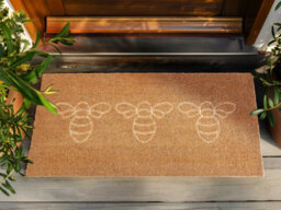 Beliani Doormat Cavite Natural 55 X 120 Cm Bee Coir - thumbnail 2