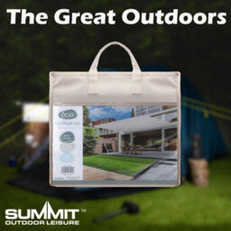 Sun Sail Shade 3X4M Guy Ropes - Reinforced Eyelets Uv 50+  Ecru 4M X3M - thumbnail 3