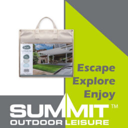 Sun Sail Shade 3X4M Guy Ropes - Reinforced Eyelets Uv 50+  Ecru 4M X3M - thumbnail 4