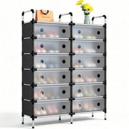 7 Tier Cabinet Storage Organiser Shoe Rack Stand Holder - thumbnail 1