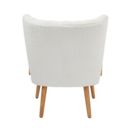 Gfw Enzo Boucle Teddy Accent Chair Cream - thumbnail 5