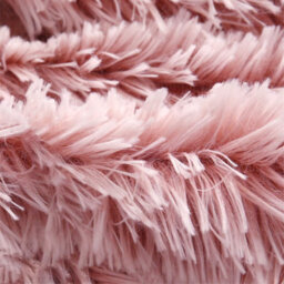 Groundlevel Pink Faux Fur Soft Duvet Cover Set - thumbnail 5