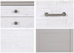 Baumhaus Greystone - Large Open Bookcase With Doors - thumbnail 2