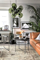 Rozi Black Oval Side Table - 56 Cm (H) X 56 Cm (W) X 32 Cm (D) - thumbnail 2