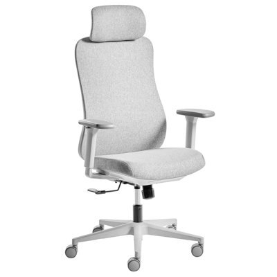 Beliani Office Chair Nemoar Light Grey - image 1