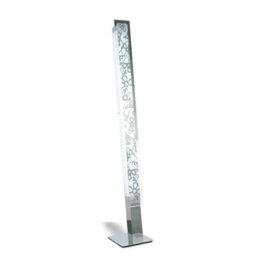 Luminosa Lighting Luminosa Euphoria Floor Lamp 2 Light T5, Polished Chrome/opal White Glass, Not Led/cfl Compatible - thumbnail 1
