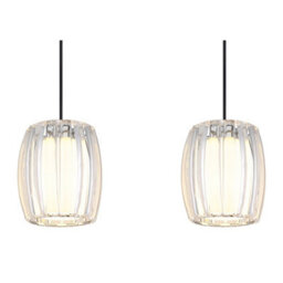 Luminosa Lighting Luminosa Maribel Bar Pendant Ceiling Light Chrome 3X E27 - thumbnail 5
