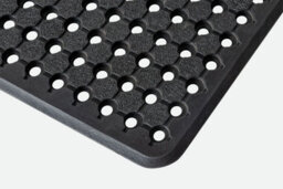 Blue Diamond Anti-Slip Hard-Wearing Rubber Walkway Utility Mat 120Cm X 180Cm Black - thumbnail 1