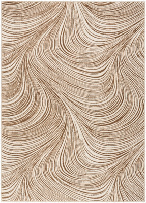 Central Park West Cep02 Beige Brown Rug By Dkny-160Cm X 221Cm - image 1