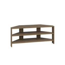 "Decortie Thales Corner Modern Tv Unit Entertainment Stand Dark Oak Effect 32"" Tvs H 43Cm W 110Cm" - thumbnail 2